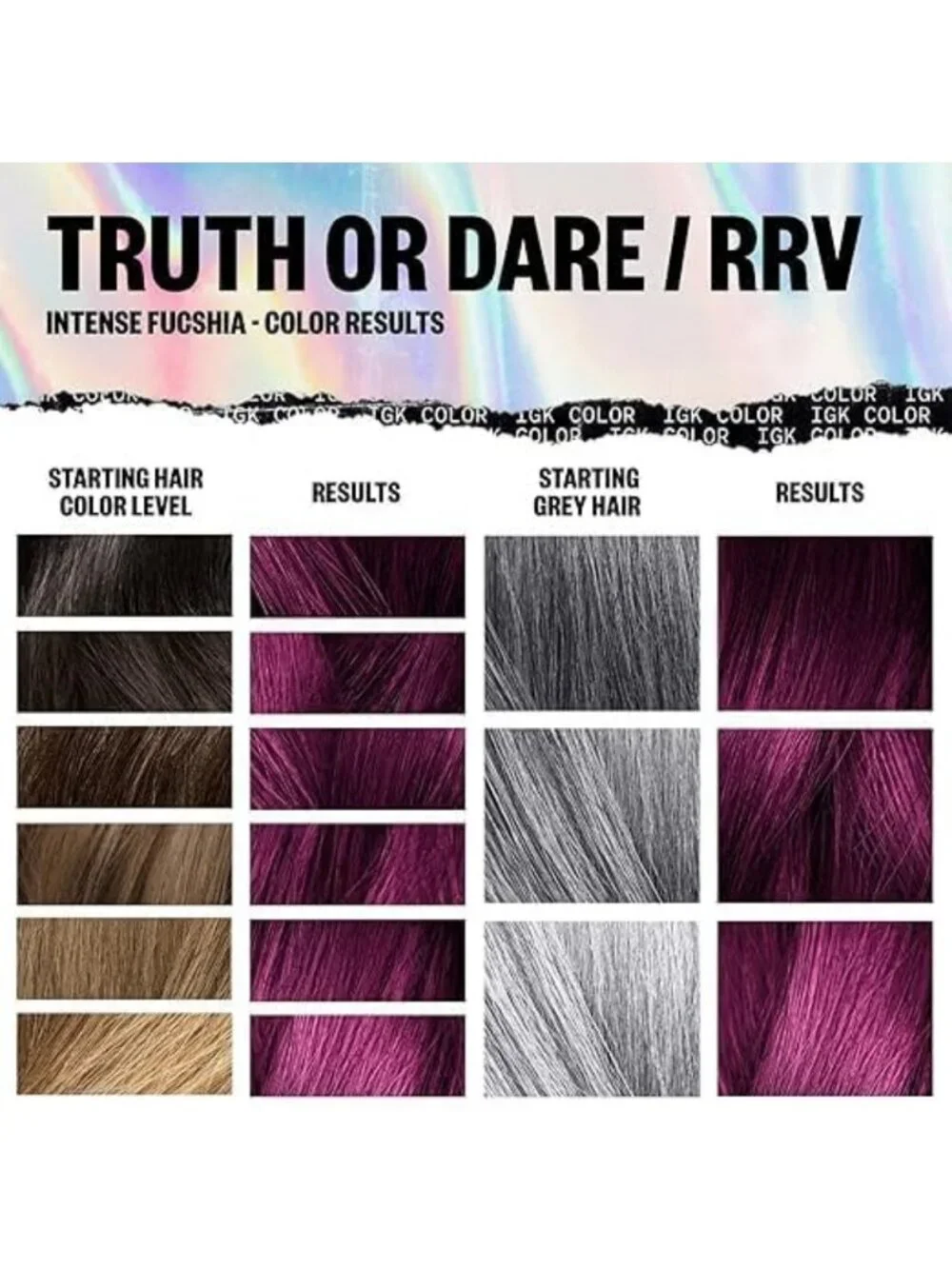 Intense Fuchsia Permanent Hair Dye Kit - Vibrant Color, 2 Pack, Long-Lasting
